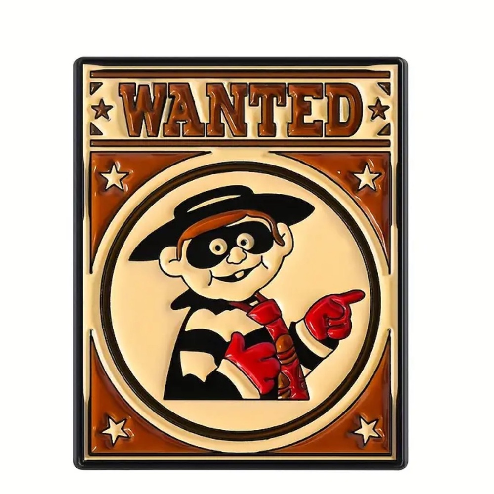 Hamburglar Enamel Pin, Nostalgia, McDonald’s 1971